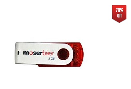 India Desire : Shopclues Loot: Moserbaer Swivel 8 GB Utility Pendrive @ 99 [Extra 50% Cashback Through Airtel Money]